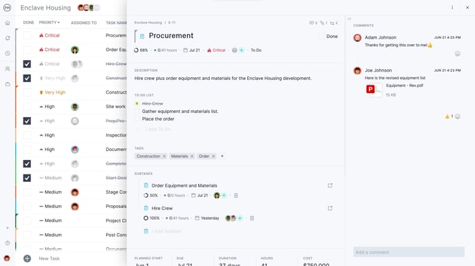 Construction-overlay-List-Light-task