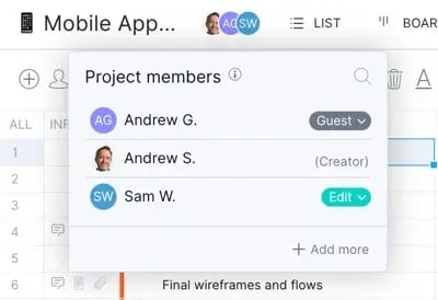 Guest role
