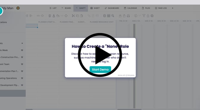 How to create a none role Storylane