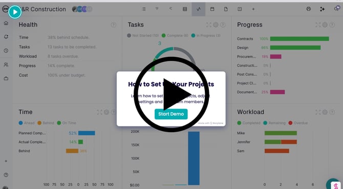 How to set up your projects storylane