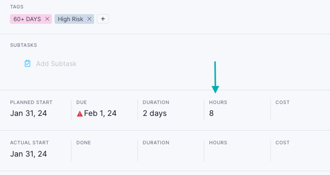 List view hours