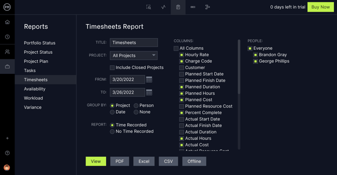 Reports_Wide_Zoom 175_Timesheets Report
