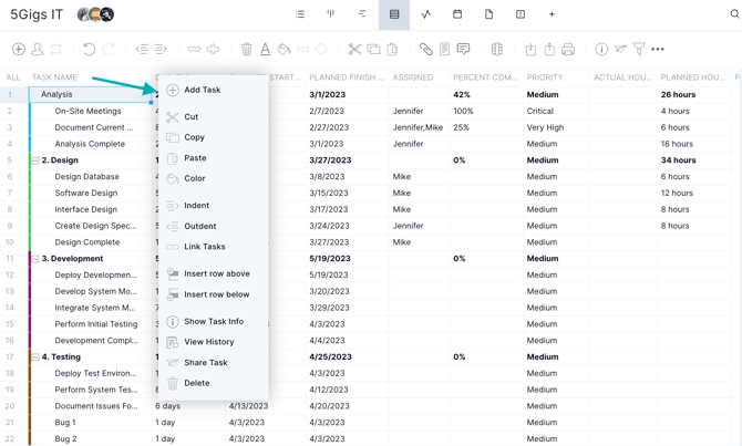 Sheet view common functions