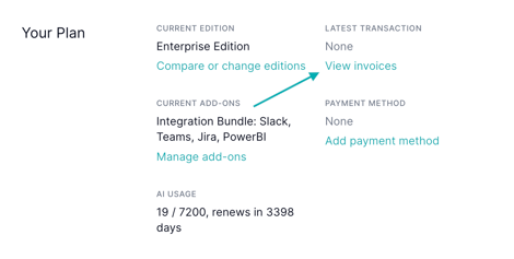 View invoices
