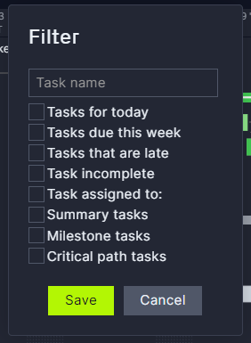 gantt filter image