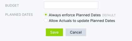 project setting, planned dates, cropped